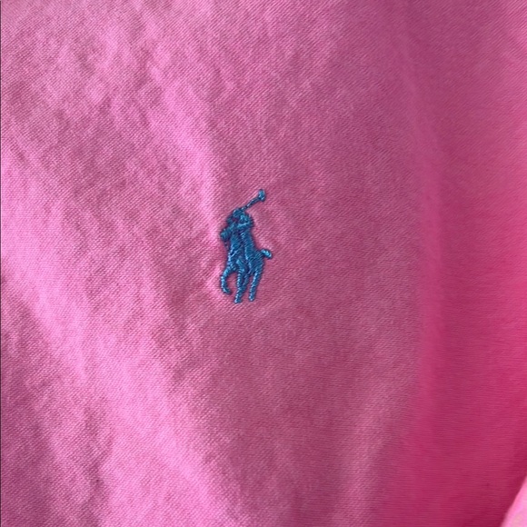 Polo by Ralph Lauren Men's Vibrant Pink Casual Shirt - Picture 3 of 4